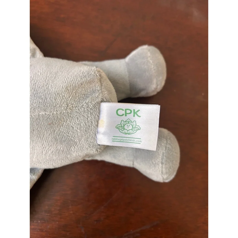 Cabbage Patch Kids Cuties Koala Plush Doll Grey Polka Dot Baby Green Eyes